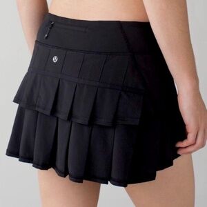 lululemon athletica Black Tiered Mini Skirt